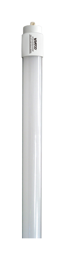 Product image for Satco S9917 43 Watt T8 LED; Single pin base; 3500K; 50000 Average rated hours; 5300 Lumens; Type B; Ballast Bypass; Double Ended Wiring