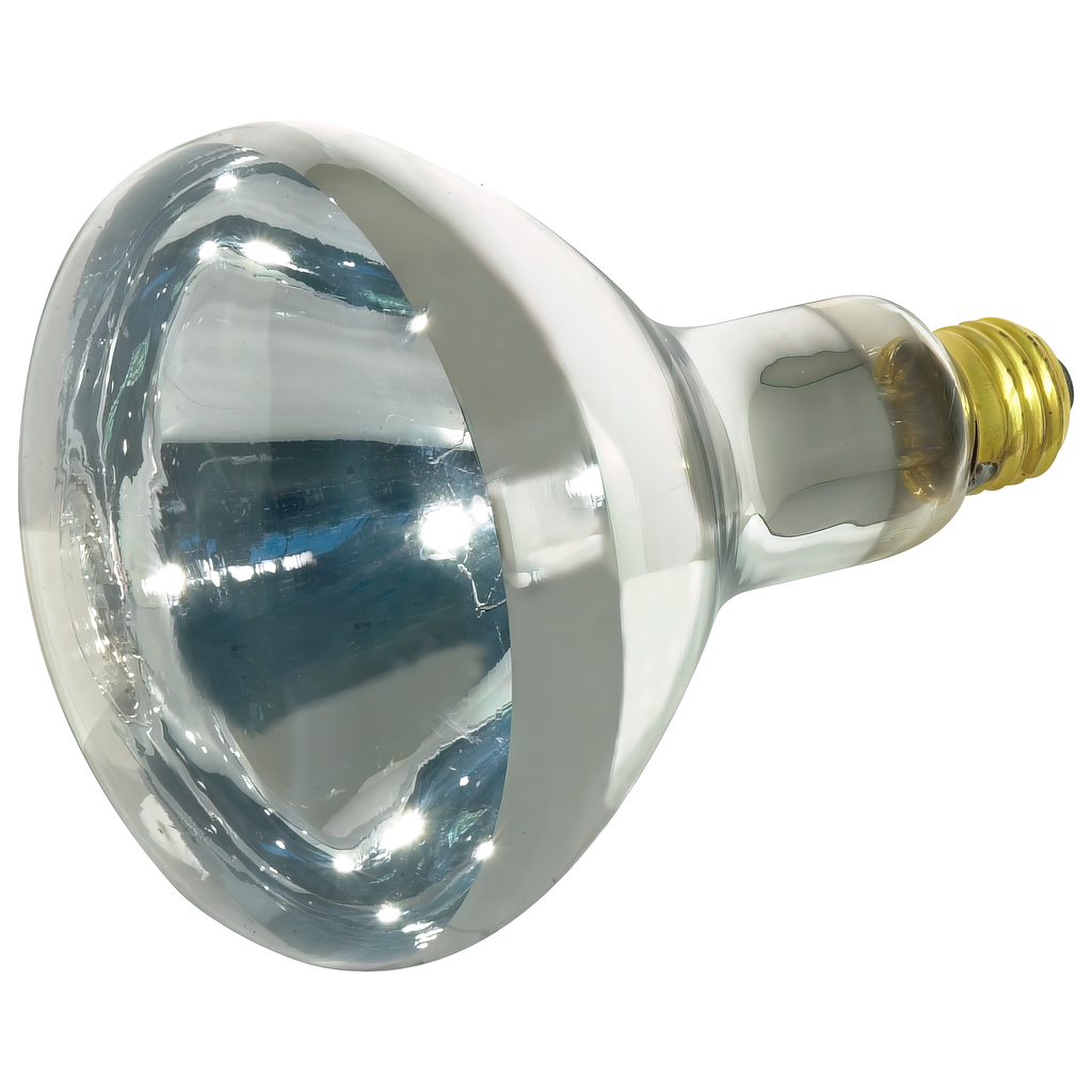 Product image for Satco S4366 375W R40 Incandescent; Clear Heat; 5000 Average rated hours; Medium base; 120 Volt