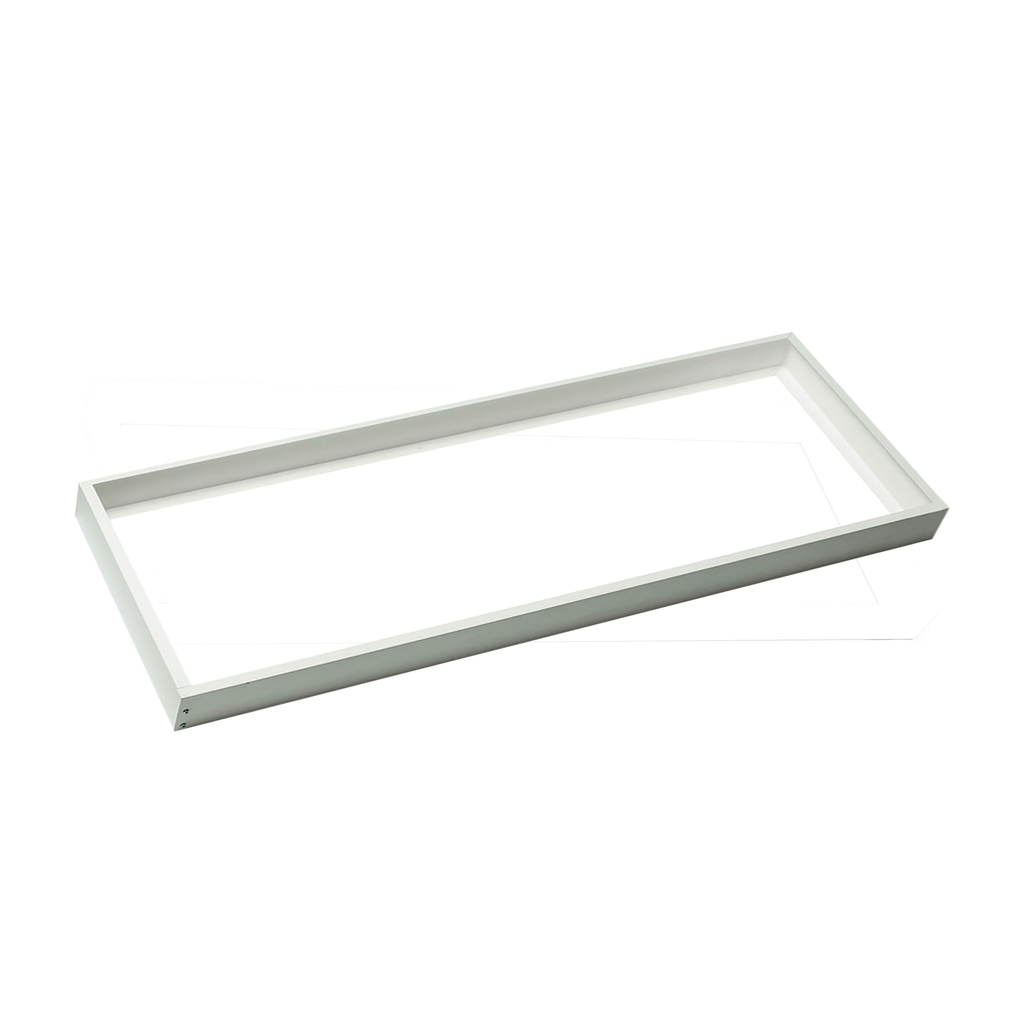 Product image for Satco 65/598 1X4 Backlit Panel Frame Kit; Slim Version; White Finish
