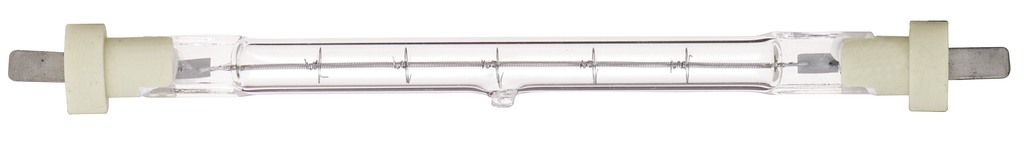 Product image for Satco S3429 300 Watt; Halogen; T3; Clear; 2000 Average rated hours; 5300 Lumens; Blade base; 120 Volt