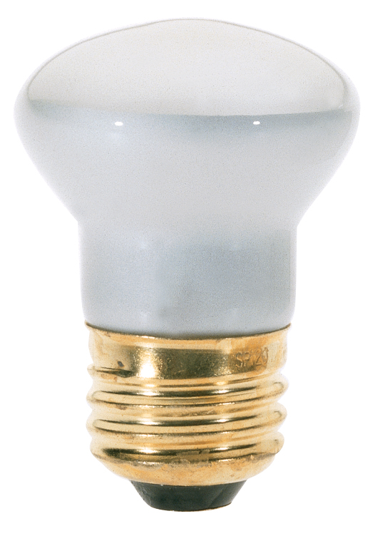 Product image for Satco S4705 40W R14 Incandescent; Frost; 1500 Average rated hours; 280 Lumens; Medium base; 120 Volt; Carded