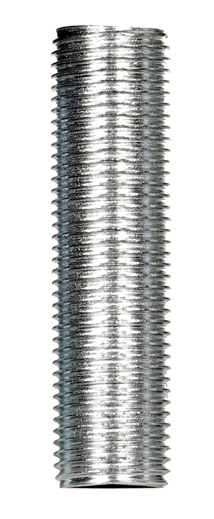 Product image for Satco 90/295 1/8 IP Steel Nipple; Zinc Plated; 5" Length; 3/8" Wide