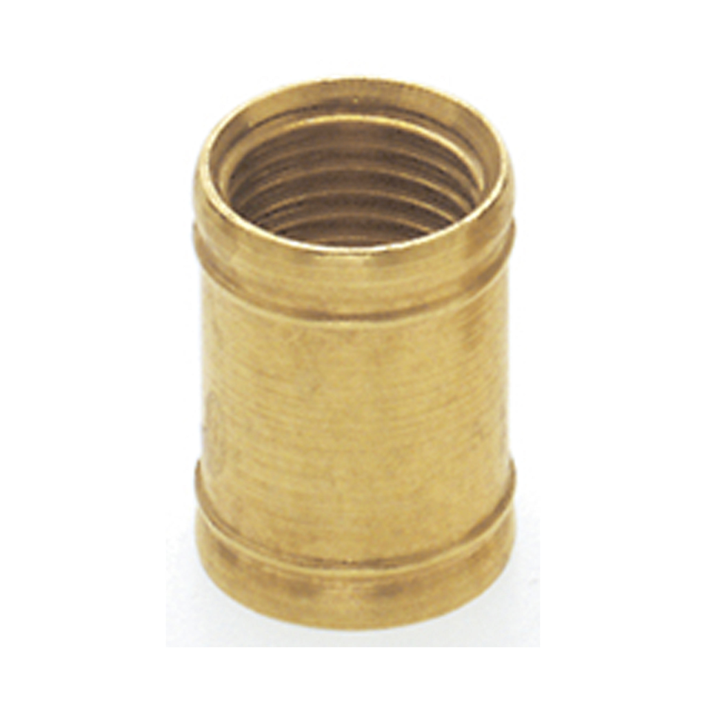 Product image for Satco 90/162 Brass Coupling; 1/2" Long; 1/8 IP; Burnished And Lacquered