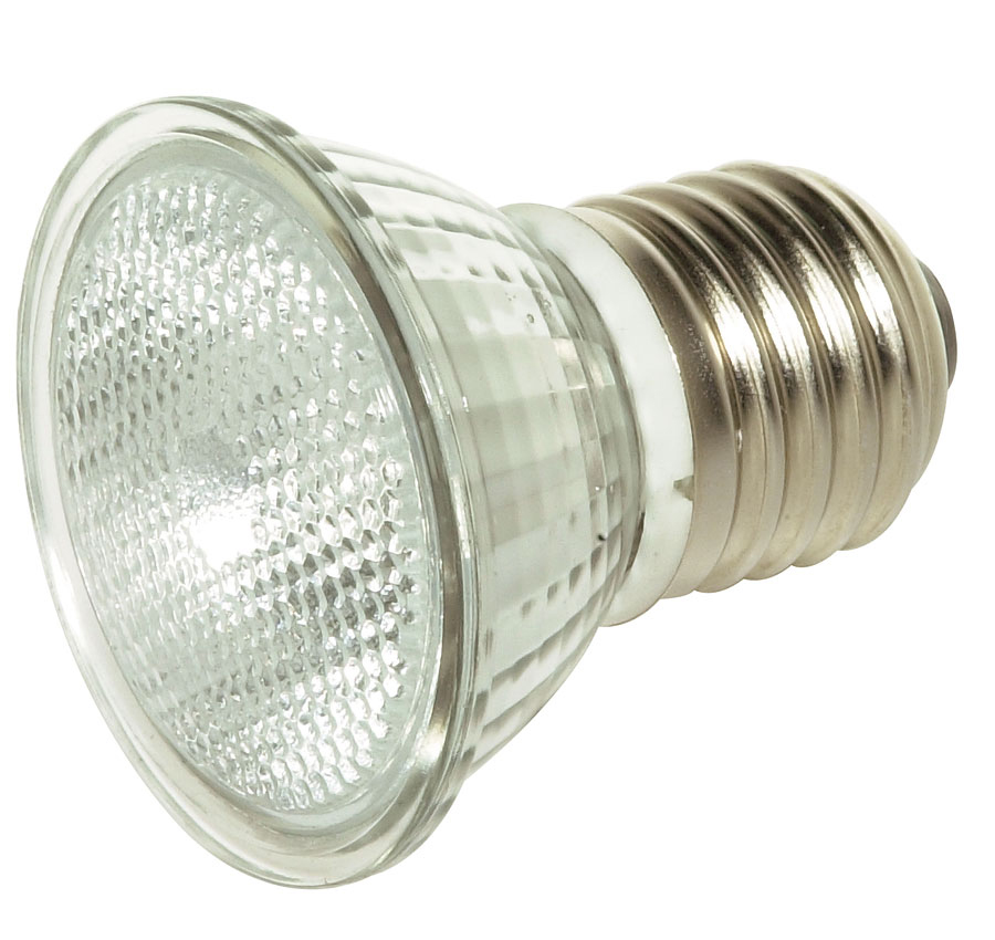 Product image for Satco S4625 50W Halogen; MR16; 2000 Average rated hours; 515 Lumens; Medium base; 120 Volt
