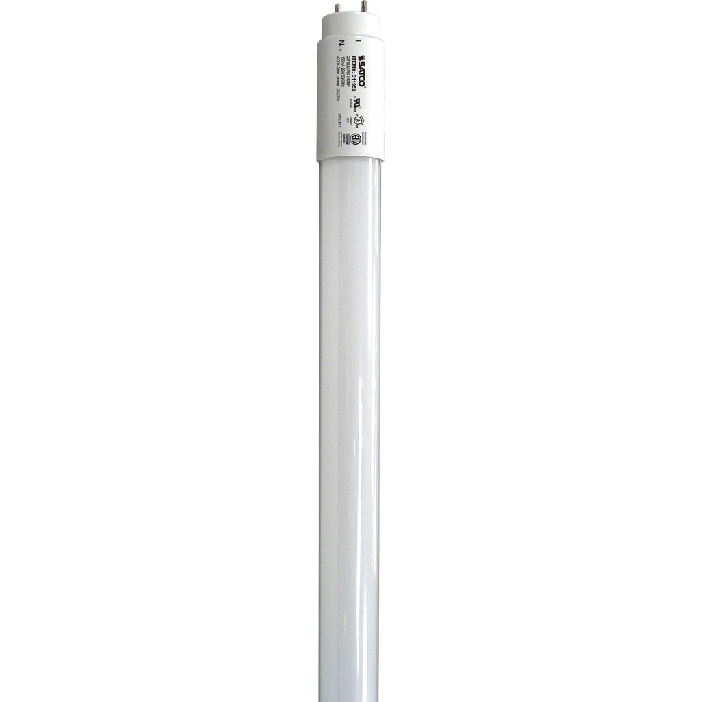 Product image for Satco S11953 5 Foot; 22 Watt; Linear LED T8; Type B Ballast Bypass; G13 Bi-Pin Base; 80 CRI; 4000K