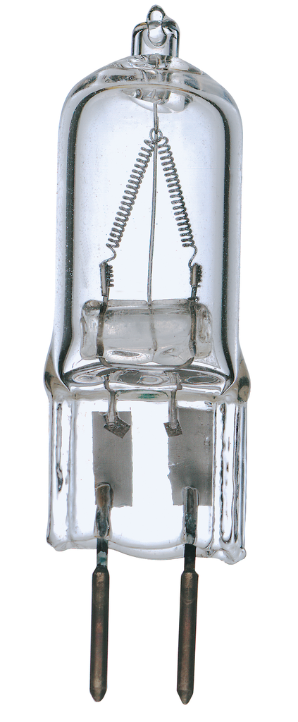 Product image for Satco S3164 35W Halogen; T4; Clear; 2000 Average rated hours; 380 Lumens; Bi Pin GY6.35 base; 120 Volt