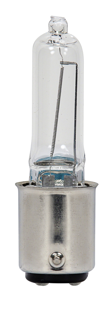Product image for Satco S4493 40 Watt; Halogen / Excel; T3; Clear; 3000 Average rated hours; 560 Lumens; DC Bay base; 120 Volt