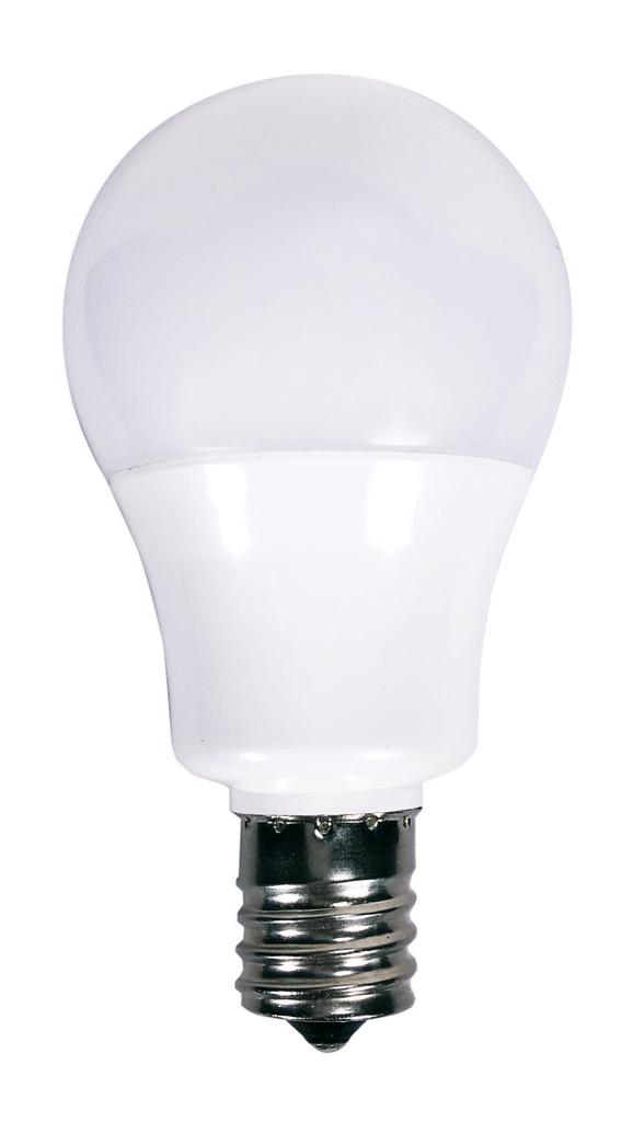 Product image for Satco S9065 5.5 Watt; A15 LED; 3000K; E17 Intermediate base; 230 deg. Beam Angle; 120 Volt