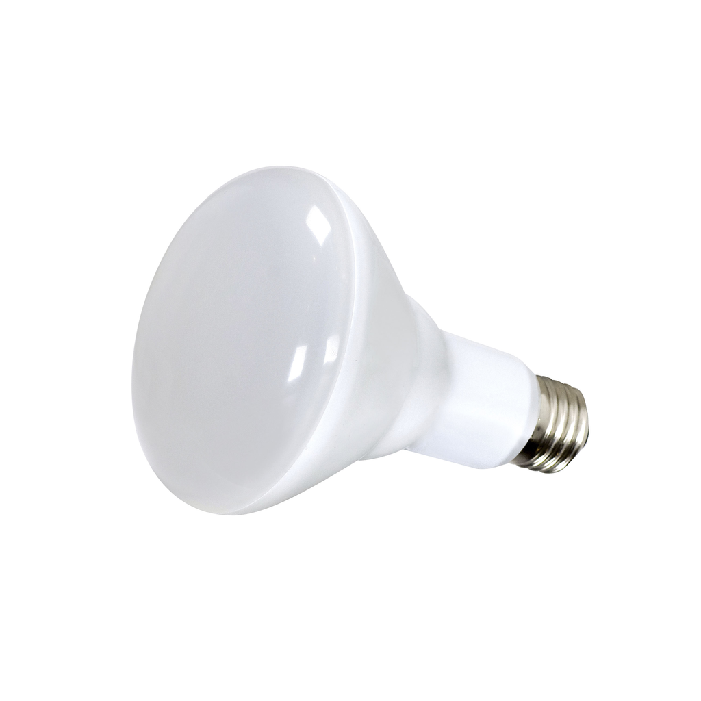Product image for Satco S9021 10 watt; BR30 LED; 100 deg. beam spread; 2700K; Medium base; 120 volts; Dimmable; 6-pack