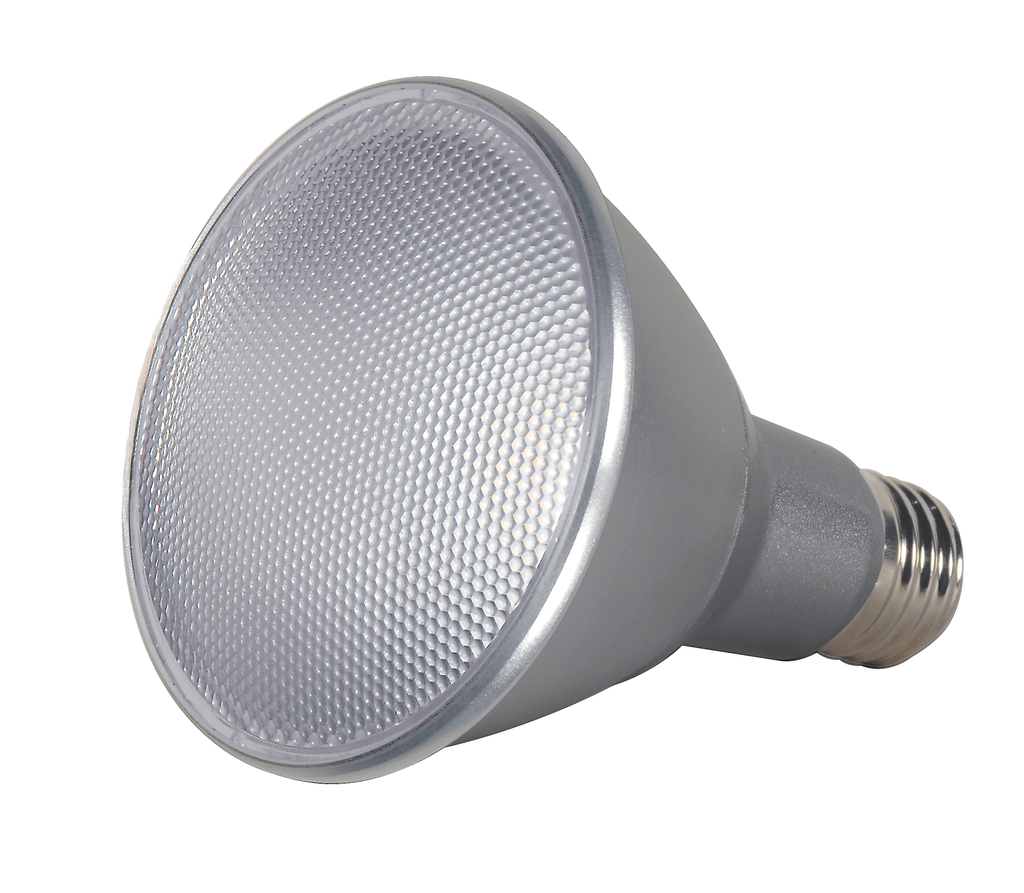 Product image for Satco S8496 13 Watt PAR30 Long Neck LED; 4000K; 40 deg. Beam Angle; Medium base; 120 Volt