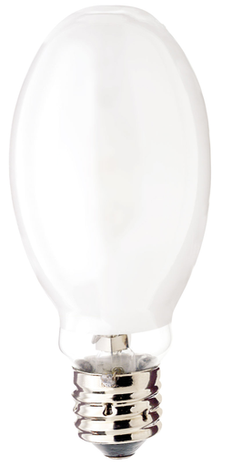 Product image for Satco S4254 320 Watt; Metal Halide HID; Mogul extended base; ED28; Coated; 70 CRI; 3700K