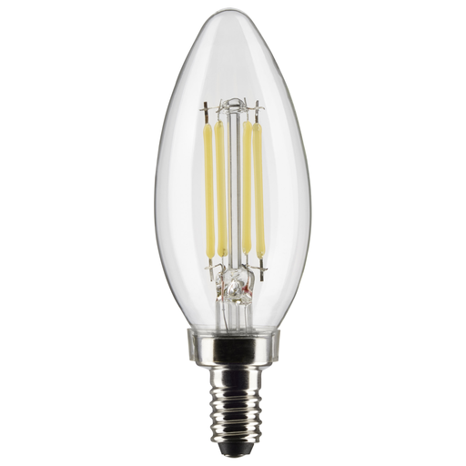 S21273 - 5.5 Watt B11 LED - Clear - Candelabra base - 90 CRI - 2700K - 120 Volt