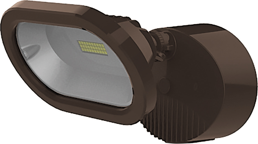 LED Security Light - Single Head - Bronze Finish - 3000K