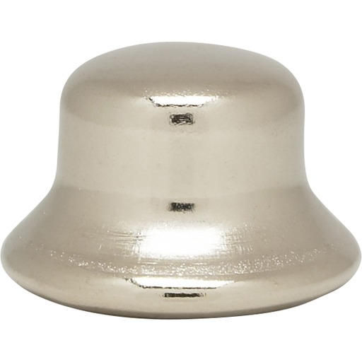 Steel Finial - 1/4-27 - 1/2" Diameter - Nickel Plated