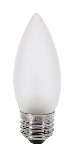 Product image for Satco S11375 4.3 Watt C11 LED; Frosted; Medium base; 2700K; 350 Lumens; 120 Volt