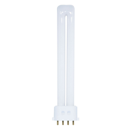 Product image for Satco S8368 13 Watt; pin-based Compact Fluorescent; 3500K; 82 CRI; 2GX7 (4-Pin) base