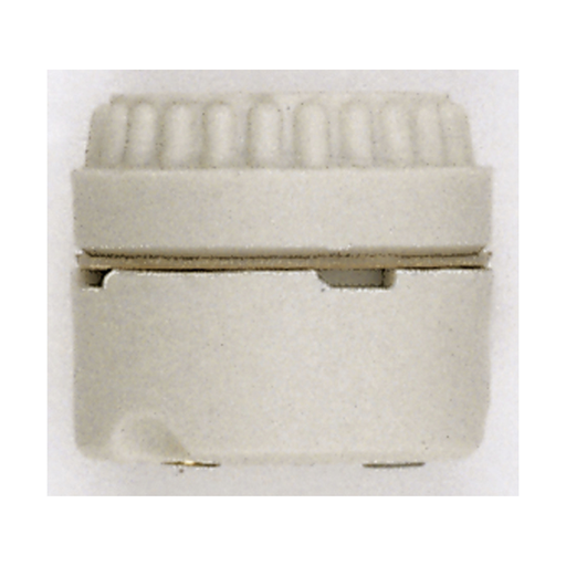 Product image for Satco 90/425 Two Piece Medium Base Porcelain Sign Receptacle; Screw Terminals; 1-1/2" Height; 1-3/4" Diameter; 660W; 250V