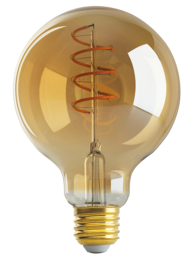 S9968 - 4.5 Watt G30 LED - Amber - Medium base - 2000K - 240 Lumens - 120 Volt