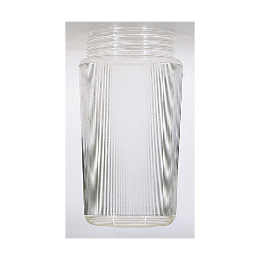 Product image for Satco 50/724 Lexan Prismatic Cylinder; 3-11/64 in.; Screw Fitter; 7-1/4 in.; Height; 3-3/4 in.; Diameter