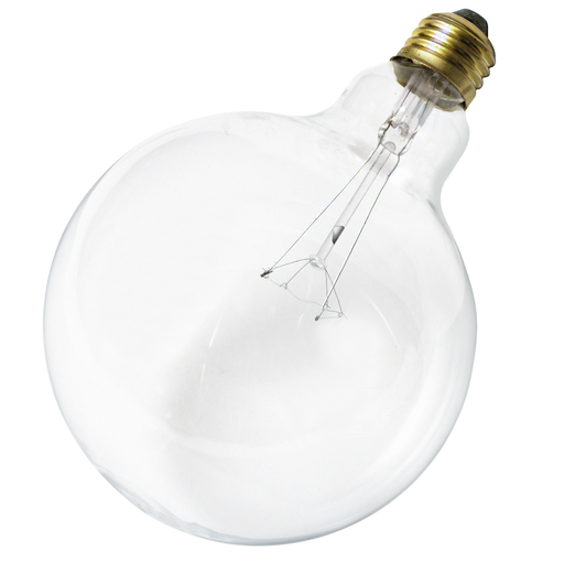 25 Watt G40 Incandescent - Clear - 4000 Average rated hours - 120 Lumens - Medium base - 120 Volt