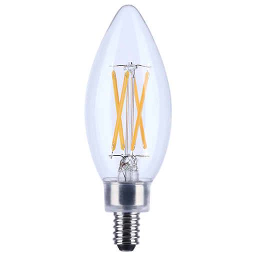 4 Watt B11 LED - Clear - Candelabra base - 90 CRI - 2700K - 120 Volt