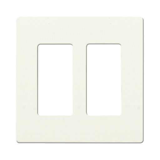 Product image for SAT 96/221 CLARO 2 GANG WALLPLATE WH
