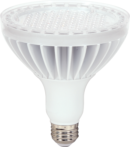 Product image for Satco S8984 - 17 watt; PAR38 LED; 2700K; 60' beam spread; Medium base; 120 volts