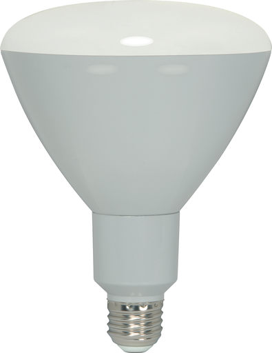 Product image for Satco S9180 - 17 watt; LED BR40; 2700K; 103' beam spread; Medium base; 120 volts; dimmable