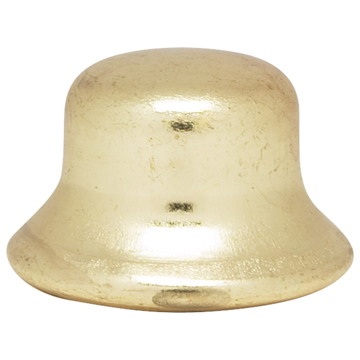 Steel Finial - 1/4-27 - 1/2" - Brass Plated