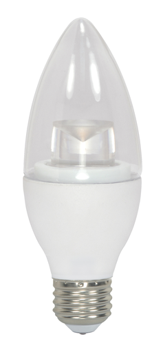 Product image for Satco S8575 5 Watt; B11 LED; 3000K; Medium base; 120 Volt