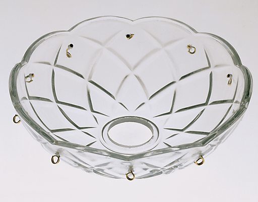 Product image for Satco 50/777 Bobesche; 4 in.; Diameter; 1 in.; Center Hole; 5 Pins