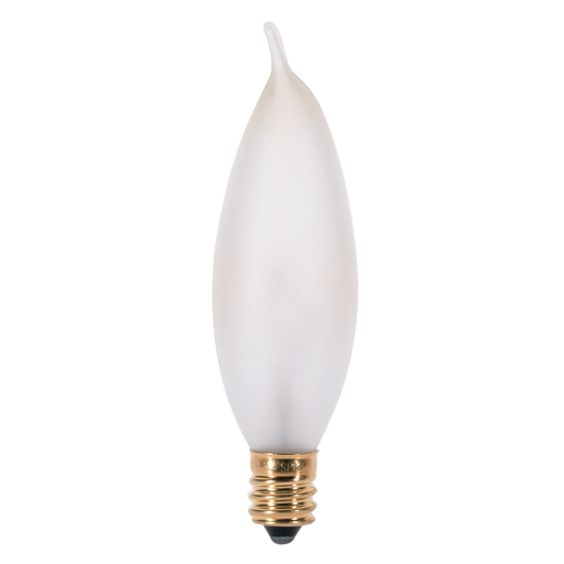Picture of A3677 - 15 Watt CA8 Incandescent - Frost - 2500 Average rated hours - 90 Lumens - Candelabra base - 130 Volt