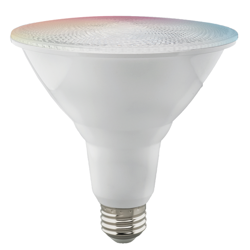 Product image for Satco S11277 15W PAR38 LED; RGB & Tunable White; Starfish IOT; 120 Volt; 1200 Lumens; T20; 90 CRI