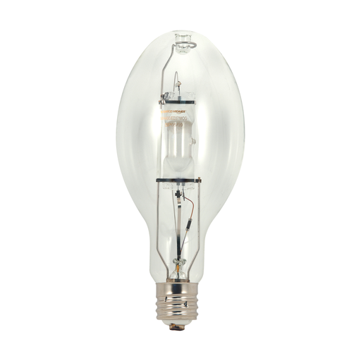 Product image for Satco S5829 175 Watt; Metal Halide HID; Mogul base; ED28; Clear; 65 CRI; 4200K