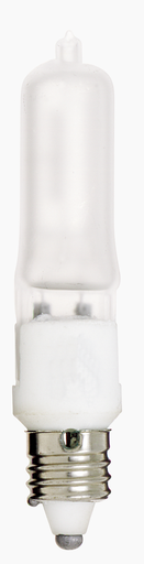 S1915 - 75 Watt - Halogen - T4 - Frosted - 2000 Average rated hours - 1125 Lumens - Mini Candelabra base - 120 Volt