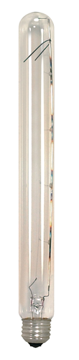 Product image for Satco S2978 60 Watt T8 Incandescent; Clear; 2000 Average rated hours; 425 Lumens; Medium base; 130 Volt