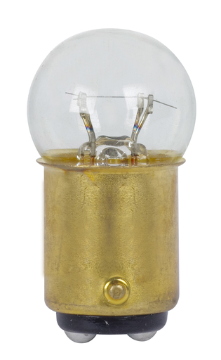 Product image for Satco S7058 6.44 Watt miniature; G6; 2000 Average rated hours; DC Bay base; 28 Volt