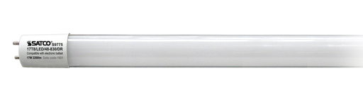 Product image for Satco S9775 17W T8 LED; 3000K; Medium Bi Pin base; 50000 Average rated hours; 2200 Lumens