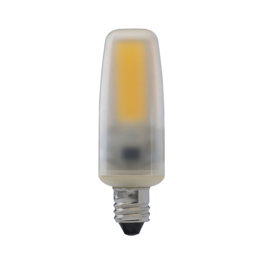 Product image for Satco S28687 4 Watt; LED; 5000K; Frosted; Mini Candelabra base; 120-130 Volt