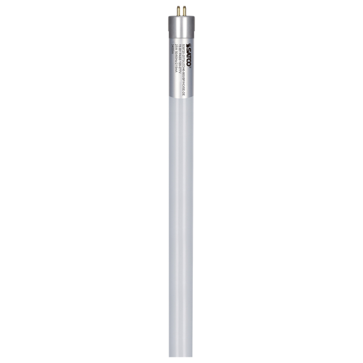 Product image for Satco S39720 25 Watt T5 LED; Miniature bi-pin base; 6500K; 50000 Average rated hours; 3400 Lumens; 120-277 Volt; Type B; Ballast Bypass; Single or Double Ended Wiring