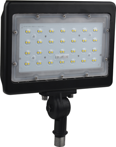 Dimmable LED 50W Floodlight, 3000K Bronze Finish