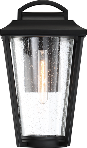 Lakeview - 1 Light - Medium Lantern - Aged Bronze Finish with Clear Seed Glass