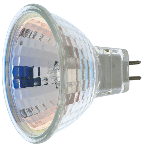 Product image for Satco S3463 50W Halogen; MR16; EXN; 2000 Average rated hours; Miniature 2 Pin Round base; 12 Volt; Carded