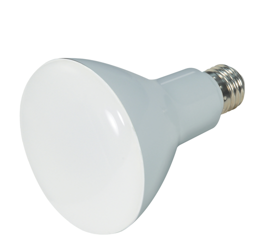 Product image for Satco S8596 9.5 Watt; BR30 LED; 5000K; Medium base; 120 Volt; Dimmable