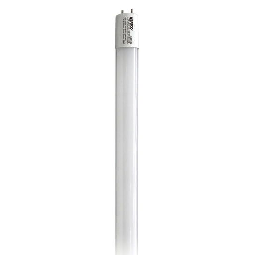 Product image for Satco S39904 17 Watt T8 LED; 4Ft; 3000K; Medium Bi Pin base; 50000 Average rated hours; 2100 Lumens; Type B; Ballast Bypass; Single or Double Ended Wiring