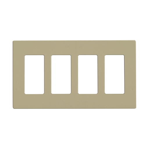 Product image for SAT 96/422 CLARO 4 GANG WALLPLATE IV