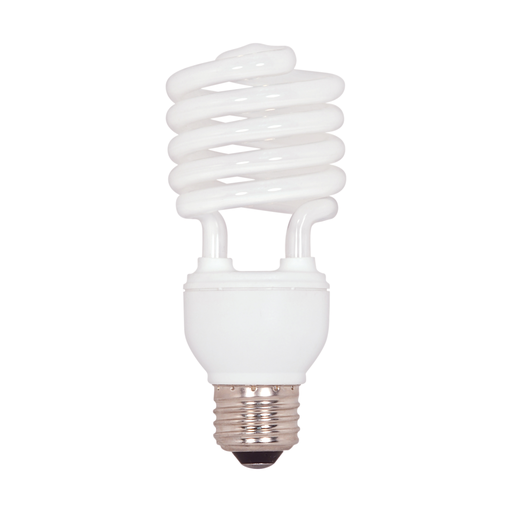 Product image for Satco S7227 23 Watt; Mini Spiral Compact Fluorescent; 2700K; 82 CRI; Medium base; 120 Volt