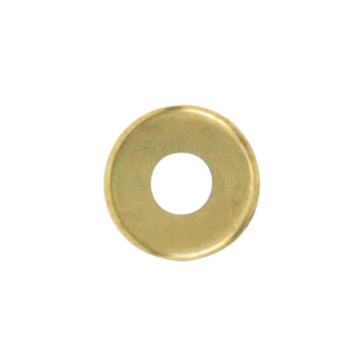 Product image for Satco 90/2140 Turned Brass Check Ring; 1/8 IP Slip; Burnished And Lacquered; 5/8" Diameter