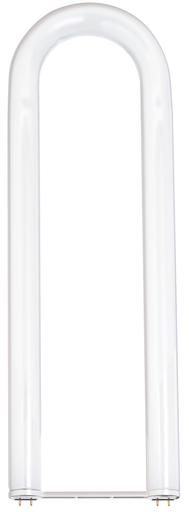 Product image for Satco S6690 34 Watt; T12; U-Bend Fluorescent; 3000K Warm White; 52 CRI; Medium Bi Pin base