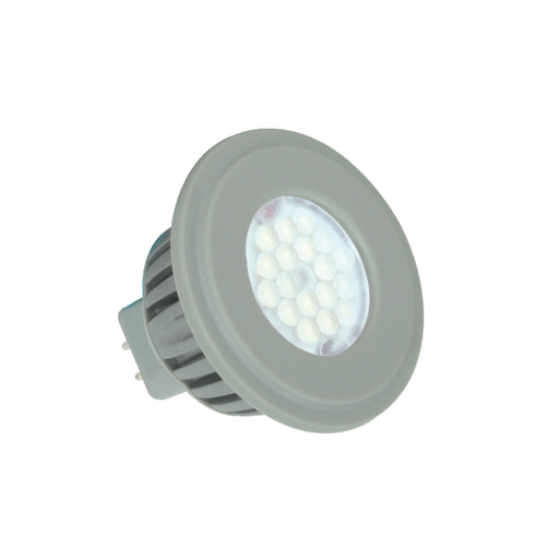 Product image for Satco S8803 - 4 watt; MR16; 5000K; 40' beam spread; Miniature 2 Pin Round base; 12 volts